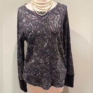 Knox Rose Multicolor Knit Top Dead Stock